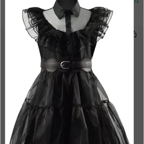 Wednesday Adams dress/ Costume-Size S - Picture 1 of 7